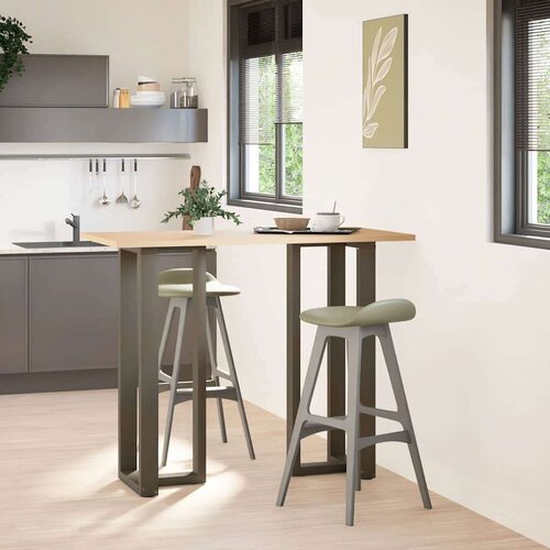  Noge barski stol T-oblika 2 kom 40x35x(110-111) cm čelik Slike