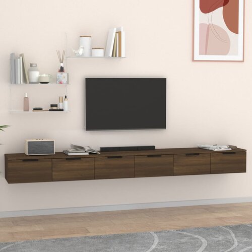 vidaXL zidni ormarići 2 kom boja hrasta 102x30x20cm konstruiranog drva Cijene