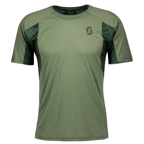 Scott Men's T-Shirt Trail Run SS Frost Green/Smoked Green