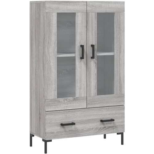 Maison Chic Visoka omara - Komoda - Predalnik siva sonoma 69,5x31x115 cm inženirski les, (21721951) Cene