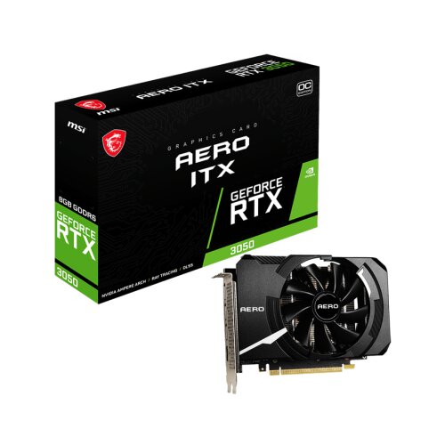 MSI SVGA GeForce RTX3050 AERO 8GB OC ITX Slike