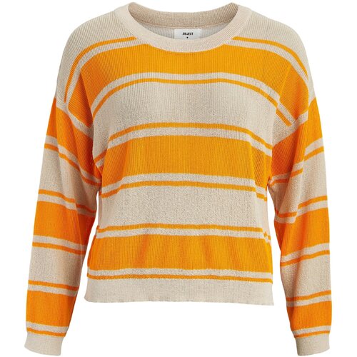 Object Pulover &amp;#039;KALYNA&amp;#039; kremna / temno oranžna Slike