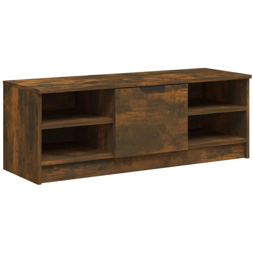 Maison Chic TV omarica - TV stojalo - Televizijska omarica dimljeni hrast 102x35,5x36,5 cm konstruiran les, (21699008) Cene