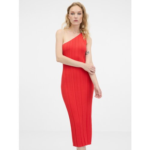 Orsay Red women's midi dress - Women's Cene