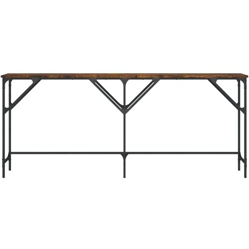  Konzolni stol boja hrasta 180x29x75 cm od konstruiranog drva Slike