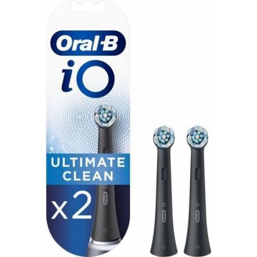 Oral-b iO Ultimate Clean 80335625 glava četkice za zube 2 kom Crno Slike