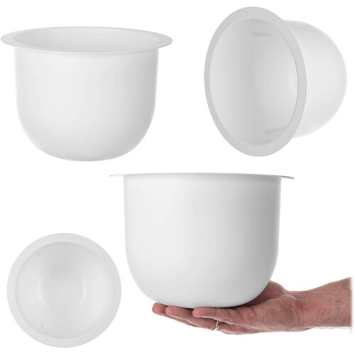KADAX Loft okrogel vložek za cvetlični lonec, bel, 24 cm, (5000352963) Cene
