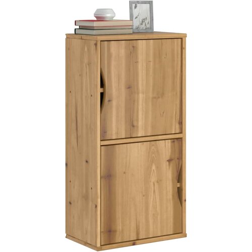 vidaXL Stranska omarica "ODDA" 40x24x79 cm Masivni les borovega lesa Cene