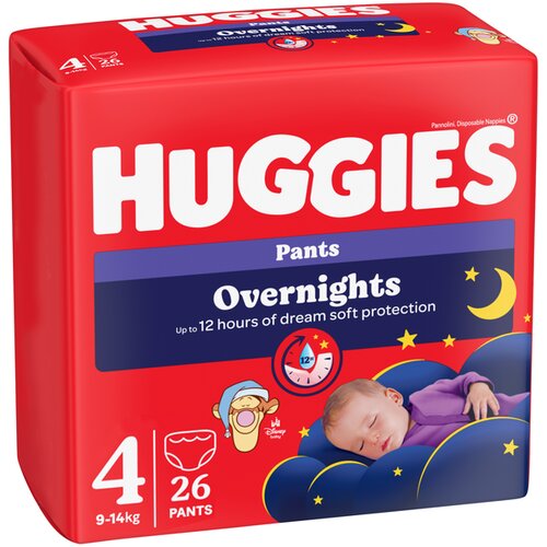 Huggies little movers noćne pelene za bebe, 9 - 14 kg, 26 kom Slike