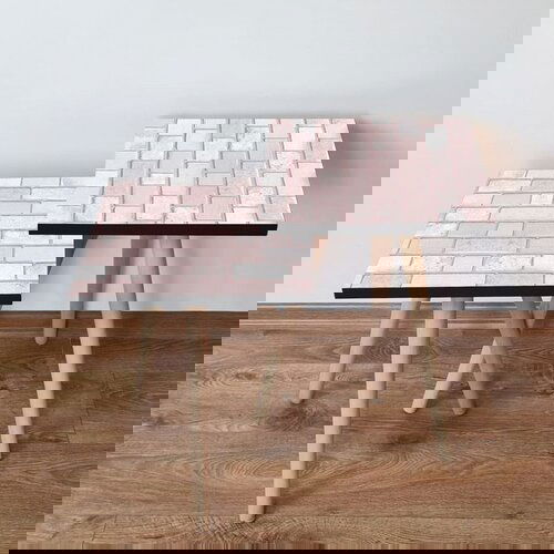 Hanah home 2Shp316 - Pink PinkWhite Nesting Table (2 Pieces) Cene