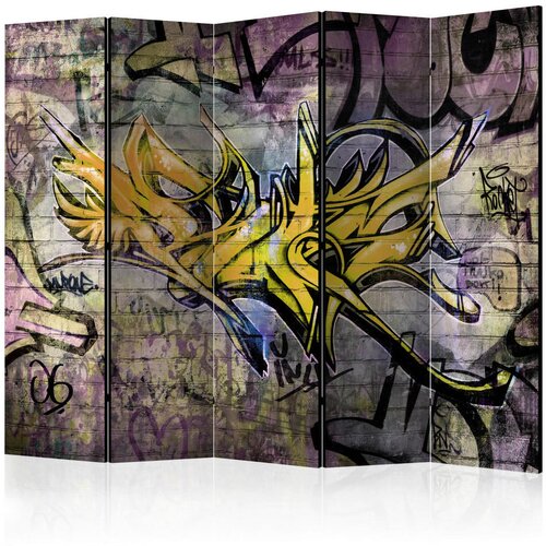 Artgeist PARAVAN 225/172/3 cm rumena, lila Cene