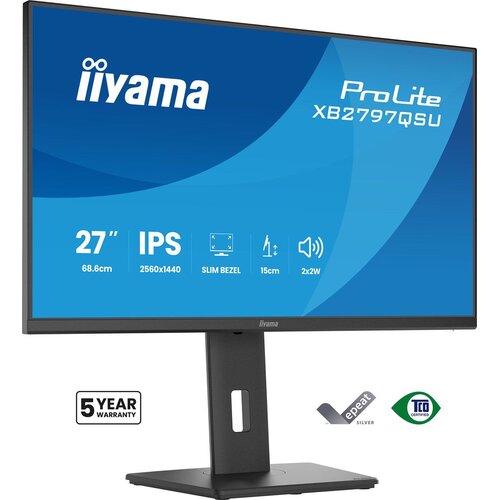 Iiyama ProLite XB2797QSU-B1 computer monitor 68.6 cm (27) 2560 x 1440 pixels Quad HD LED Black Cijene