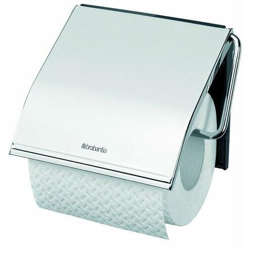 Brabantia držalo za WC papir s pokrovom Classic 414589 kovinski Slike