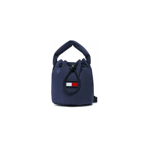 Tommy Jeans Ročna torba Hype Conscious Bucket Bag AW0AW14142 Mornarsko modra