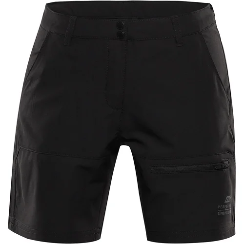 Alpine pro Women's softshell shorts BAKA black