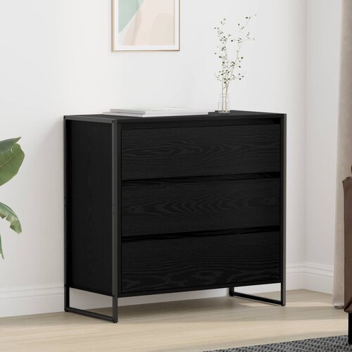  Kreveta Crni hrast 79 x 36 x 75.5 cm Konstruirano drvo Cene
