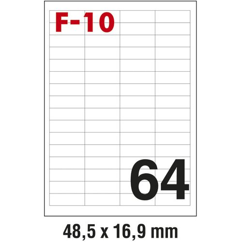  ETIKETE ILK 48,5X16,9MM PK100L FORNAX F-10 Cijene