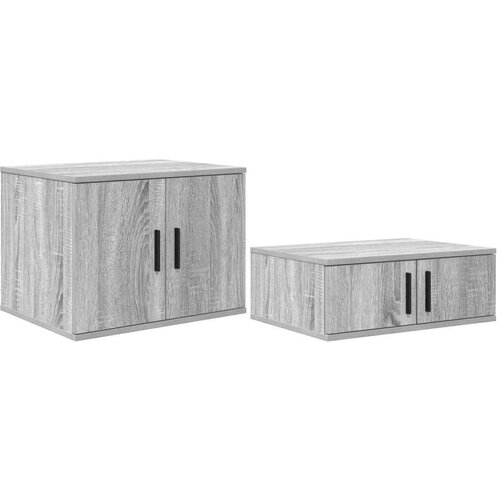  Ormar za pohranu Siva Sonoma 103x41x40 cm od konstruiranog drva Slike