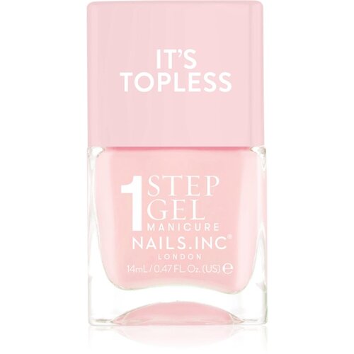 Nails Inc. It&amp;rsquo;s Topless gel lak za nokte za dugotrajni efekt nijansa Dakota 14 ml Slike