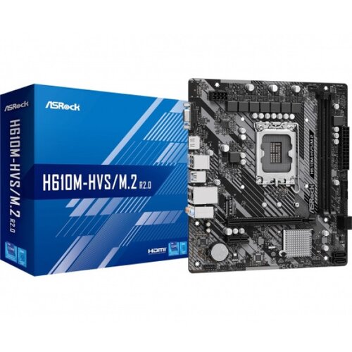 AsRock MB H610M-HVS/M.2 R2.0Intel H6102xDDR4VGA,HDMIM.24xSATA36xUSBmicro ATX Cijene