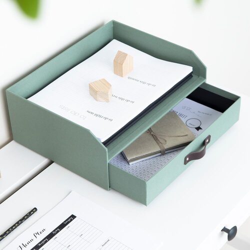 Bigso Box of Sweden Kartonski uredski organizator za ladicu/za dokumente Walter &amp;ndash; Slike