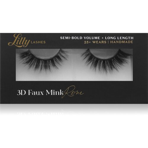 Lilly Lashes 3D Faux Mink umetne trepalnice vrsta Rome 1 par Cene