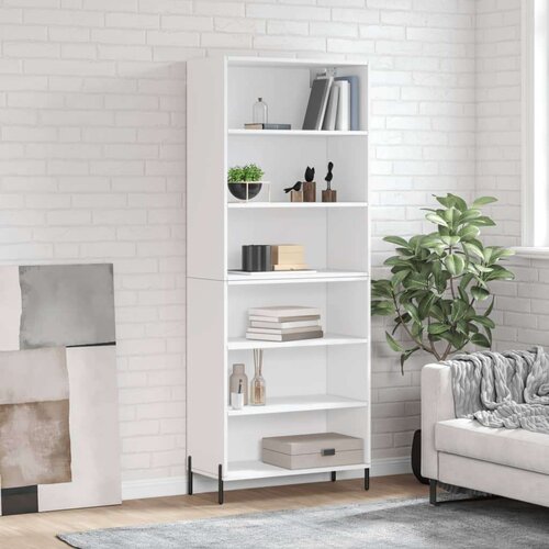  Visoka komoda bijela 69 5 x 32 5 x 180 cm od konstruiranog drva Cijene