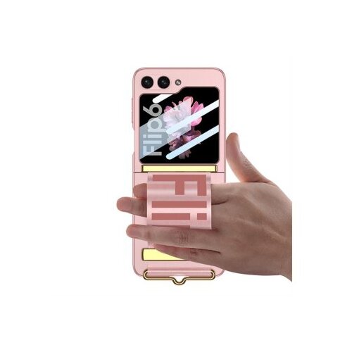 Ms Mobile STRAP CASE Futrola za Samsung F741B/F761B Galaxy Z Flip 6 5G/Z Flip 7 FE 5G tamno zelena (GKK case) Slike