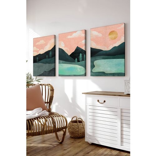 WALLXPERT 3Cnvs5 - Višenamensko Dekorativno Platno (3 Komada) 40 x 60 cm Cene