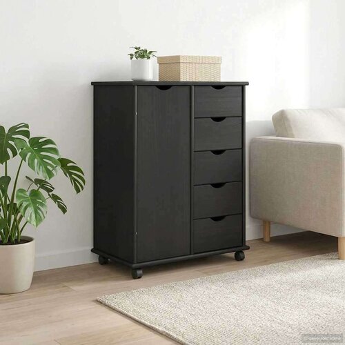  Gležnji kabinet Siva 63,5 x 39 x 79 cm Masivno borovo les, (5000232553) Cene