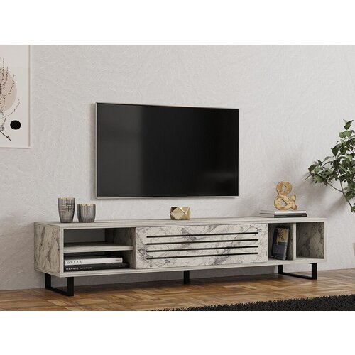 Hanah home TV Komoda Safir, 160x35x40 cm, Siva Cene