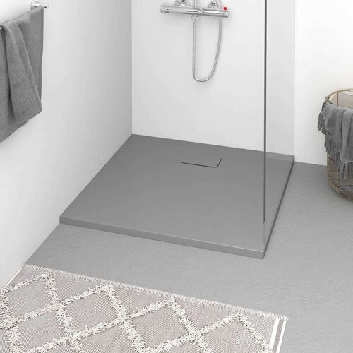 vidaXL Kada za tuš SMC siva 90 x 80 cm Cijene