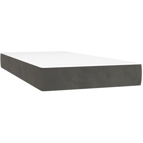 Box spring krevet s madracem tamnosivi 90x190 cm bar&amp;scaron;unasti Slike