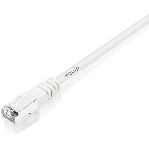 Equip 605512 RJ45 omrežni kabel\, Patch kabel CAT 6 S/FTP 3.00 m bela pozlačeni konektorji 1 kos, (20421487) Cene