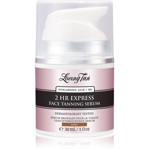 Loving Tan 2 HR Express serum za lice za samotamnjenje nijansa Dark 30 ml Cijene