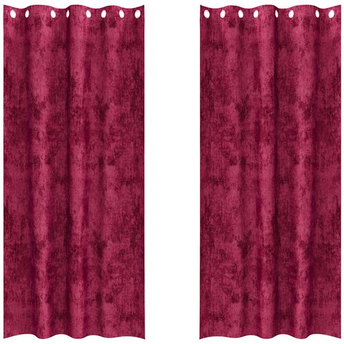  Bar&amp;scaron;unaste zavjese 2 pcs Vinska crvena 260 x 140 cm Bar&amp;scaron;un Slike