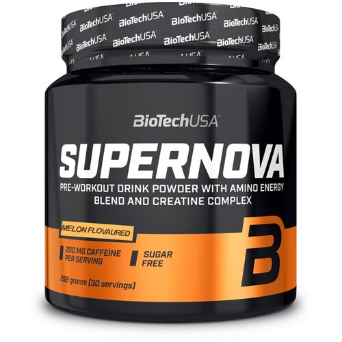 BioTech USA Pre-workout formula Supernova, Narandža-Mango, 282g Slike