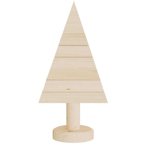 VidaXL Drvena ukrasna božićna drvca 2 kom 30 cm od masivne borovine Slike