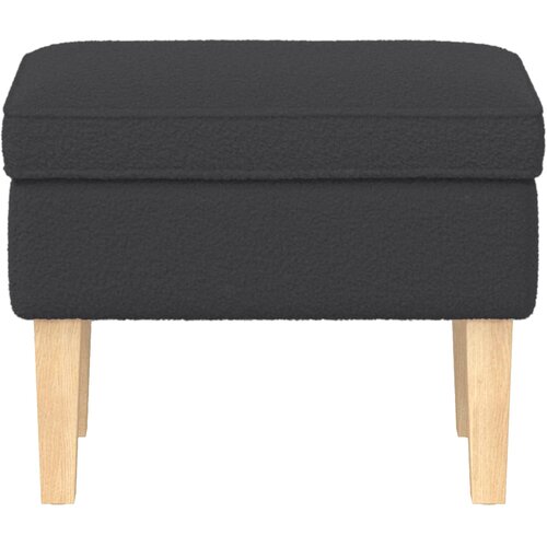  Stolica za noge Tamnosiva 55 x 35 x 41 cm Boucl&amp;eacute; Slike
