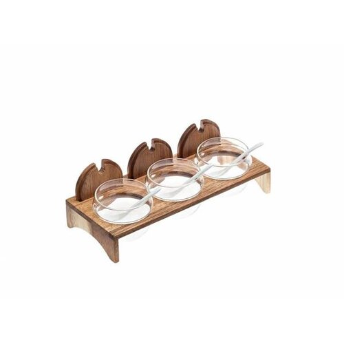  SET POSUDA ZA MARMELADU NA DRVENOM STALKU 30*12*5CM S5031 Cijene