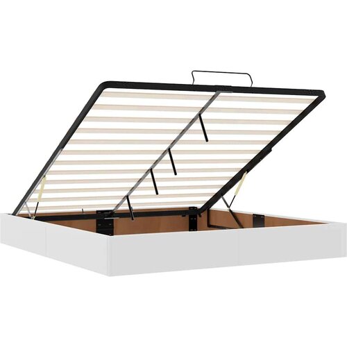 VidaXL okvir kreveta bez madraca bijeli 180x200 cm od umjetne kože Slike