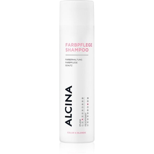 ALCINA Color & Blond šampon za obojenu, kemijski tretiranu i posvijetljenu kosu 250 ml Cijene