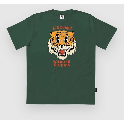 The Dudes Wildlife Studies Classic T-shirt bottle green Slike