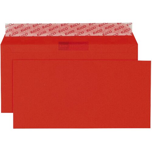  Kuverte u boji 11x23cm strip pk25 elco crvene Cene