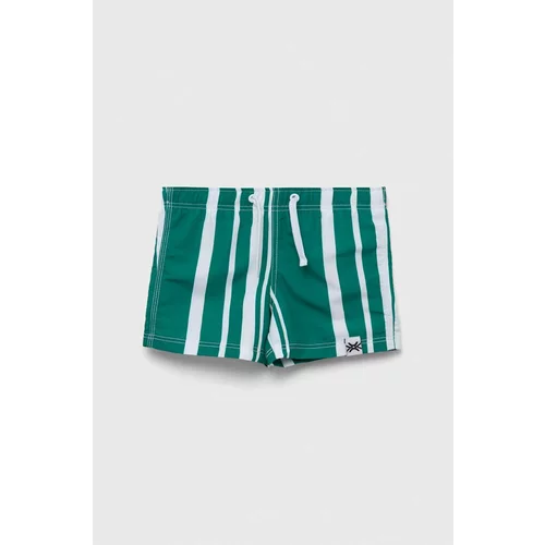 United Colors Of Benetton Otroške kopalne kratke hlače zelena barva