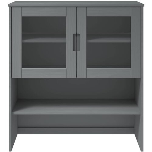  Gornji element za komodu MOLDE sivi 90x35x100 cm od borovine Slike