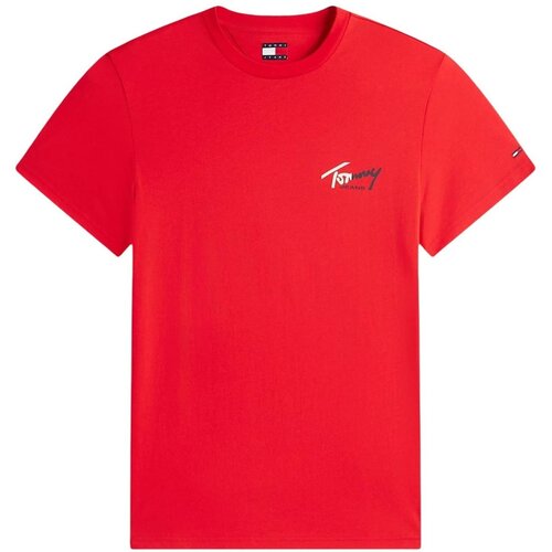 Tommy Hilfiger mu&amp;scaron;ka majica kratkih rukava, crvena Slike