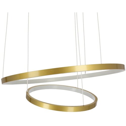 Candellux Lighting LED viseča svetilka v zlati barvi ø 50 cm Lune - Candellux Lighting Cene