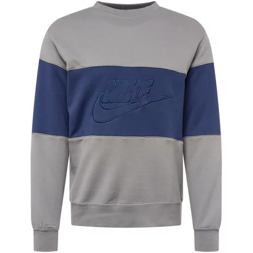 Nike Sportswear Majica modra / dimno-siva