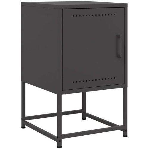 Maison Chic Nočna omarica - Nočna miza črna 36x39x60,5 cm jeklo, (21686901) Slike